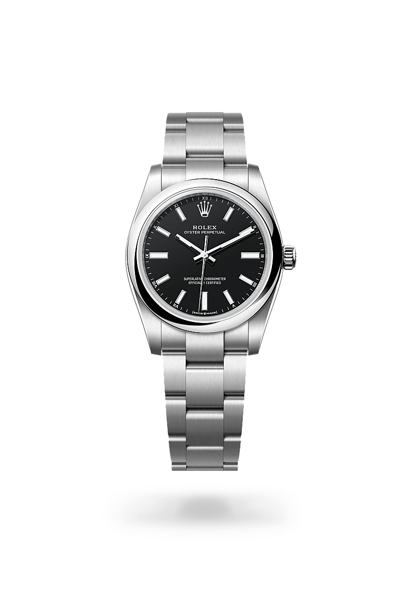 rolex Oyster Perpetual en acier Oystersteel, M124200-0010 - Maison Birks