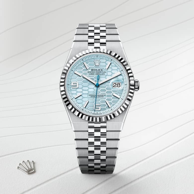 rolex Land-Dweller in Platinum, M127336-0001 - Maison Birks