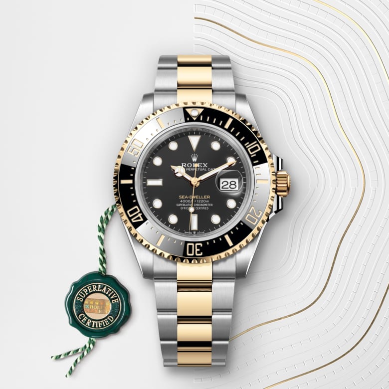 rolex Sea-Dweller en Rolesor jaune, M126603-0001 - Maison Birks