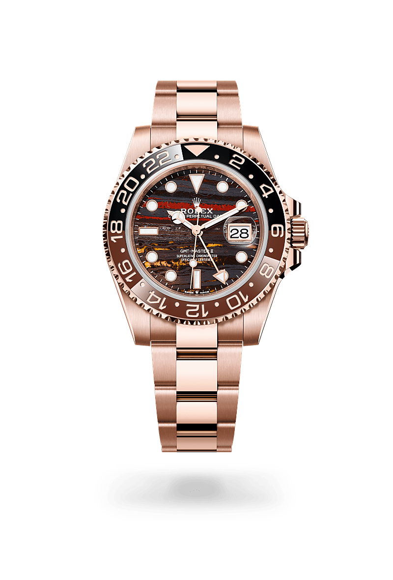 rolex GMT-Master II in 18 ct Everose gold, M126715CHNR-0002 - Maison Birks