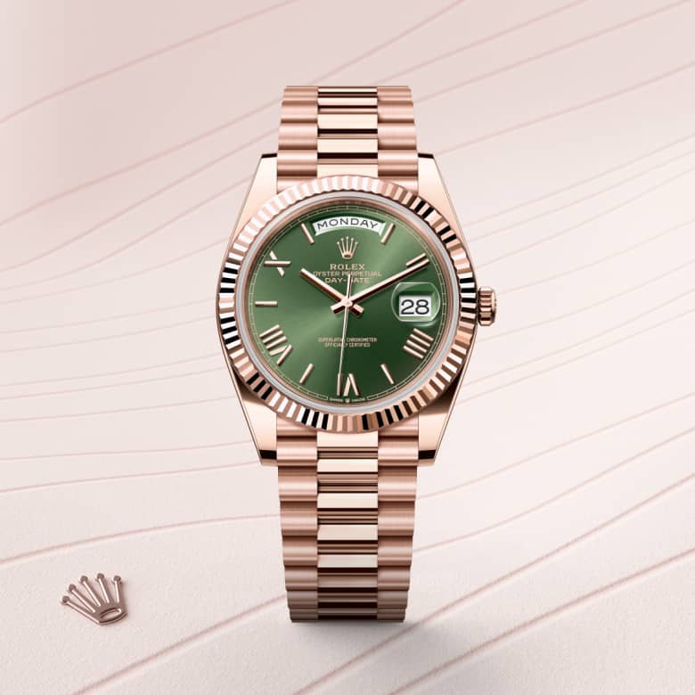 rolex Day-Date en Or Everose 18 ct, M228235-0025 - Maison Birks