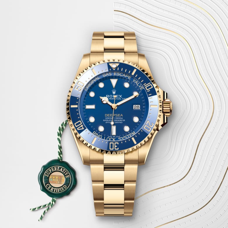 rolex Deepsea en Or jaune 18 ct, M136668LB-0001 - Maison Birks