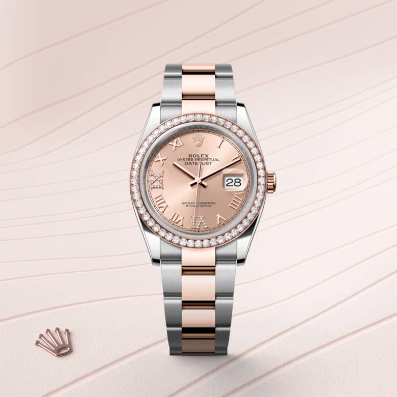 rolex Datejust en Rolesor Everose, M126281RBR-0016 - Maison Birks