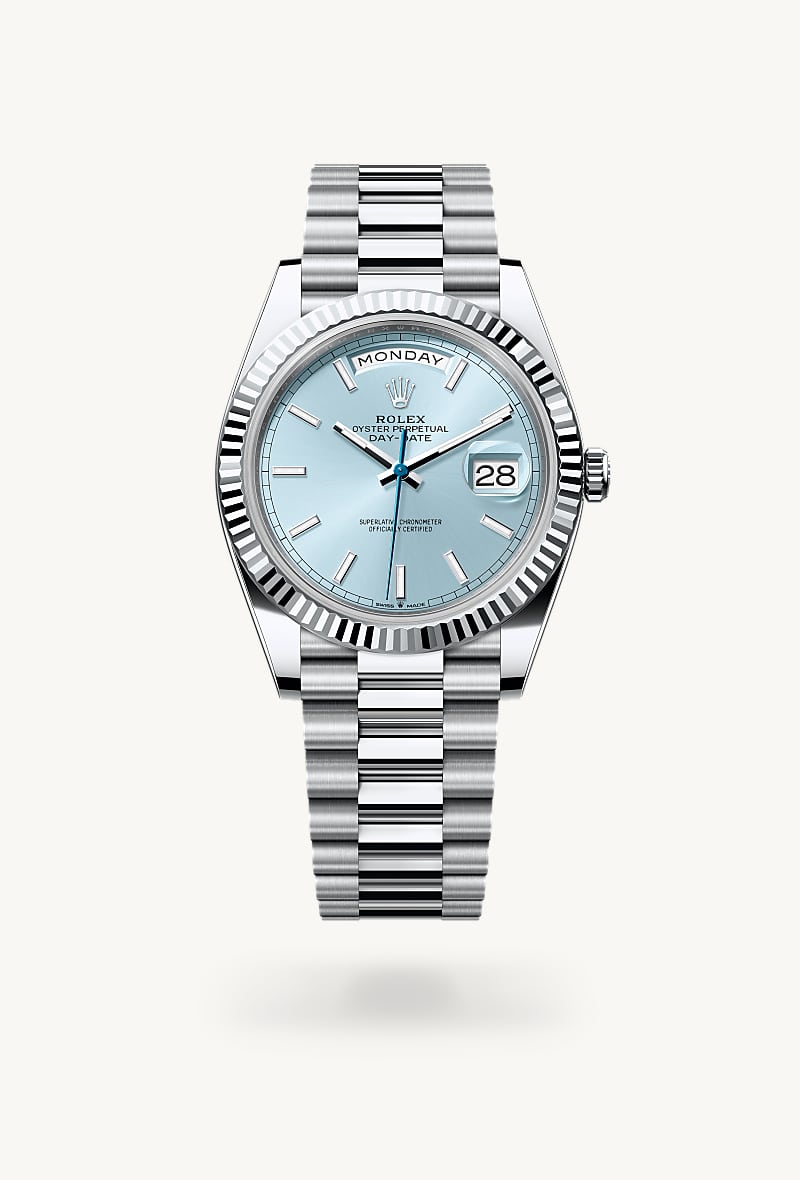 rolex Day-Date in Platinum, M128236-0018 - Maison Birks