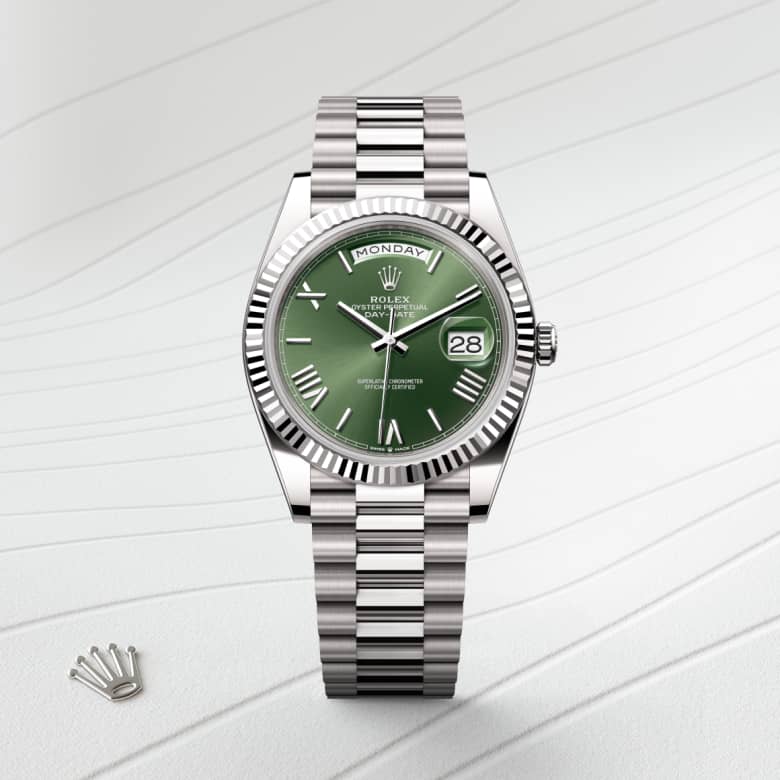 rolex Day-Date en Or gris 18 ct, M228239-0033 - Maison Birks