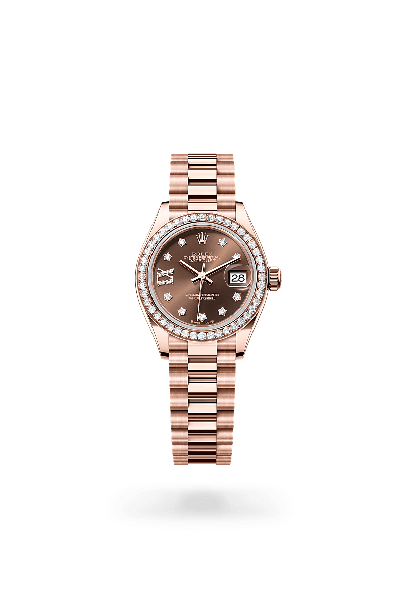 Rolex Lady-Datejust in 18 ct Everose gold, M279135RBR-0001