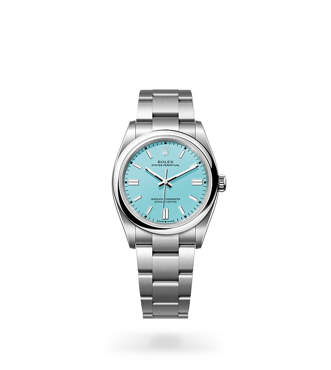 Rolex oyster clearance perpetual baby blue