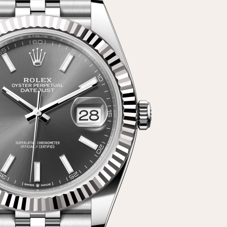 rolex Datejust en Rolesor gris, M126334-0014 - Maison Birks