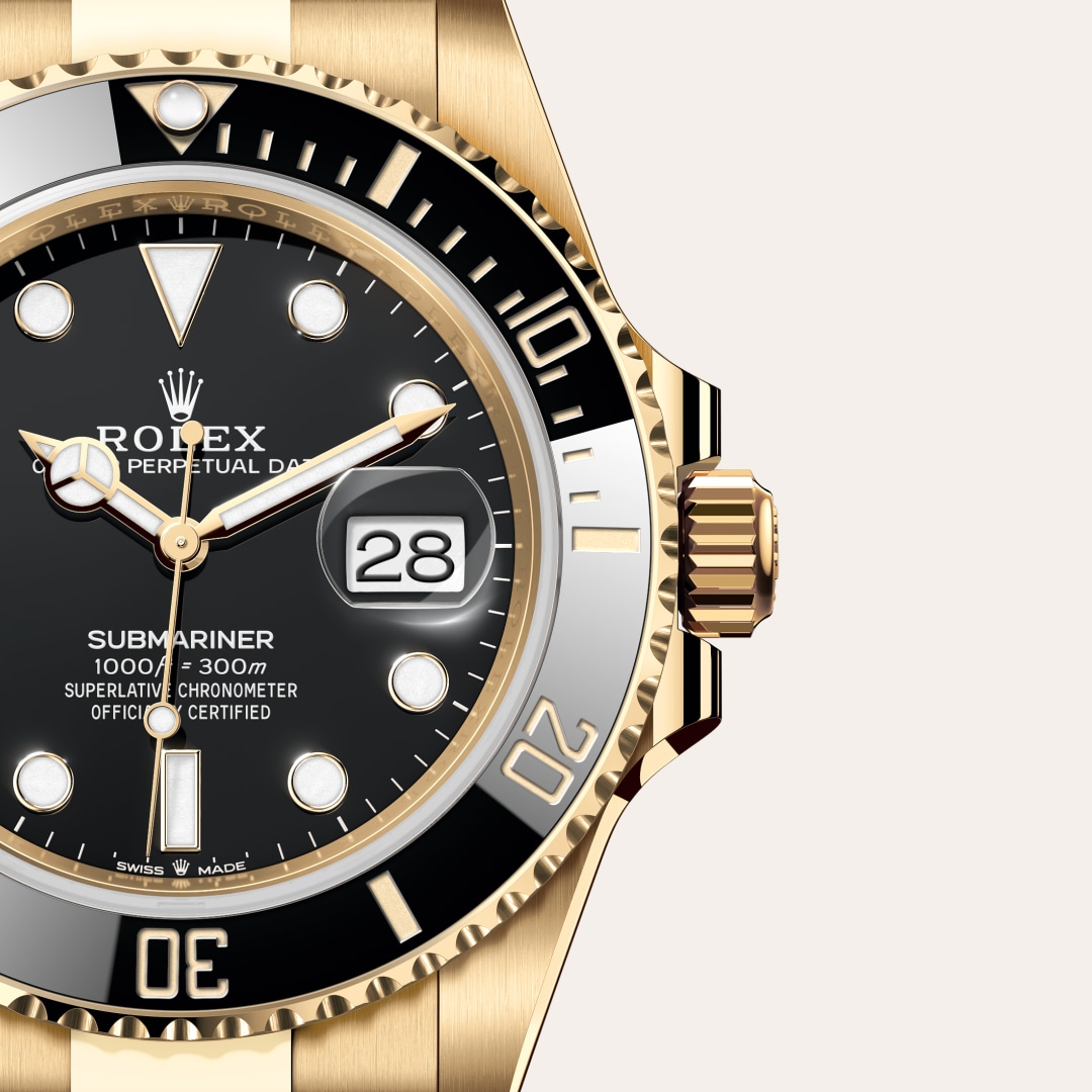 Rolex Submariner Date in 18 ct yellow gold, M126618LN-0002
