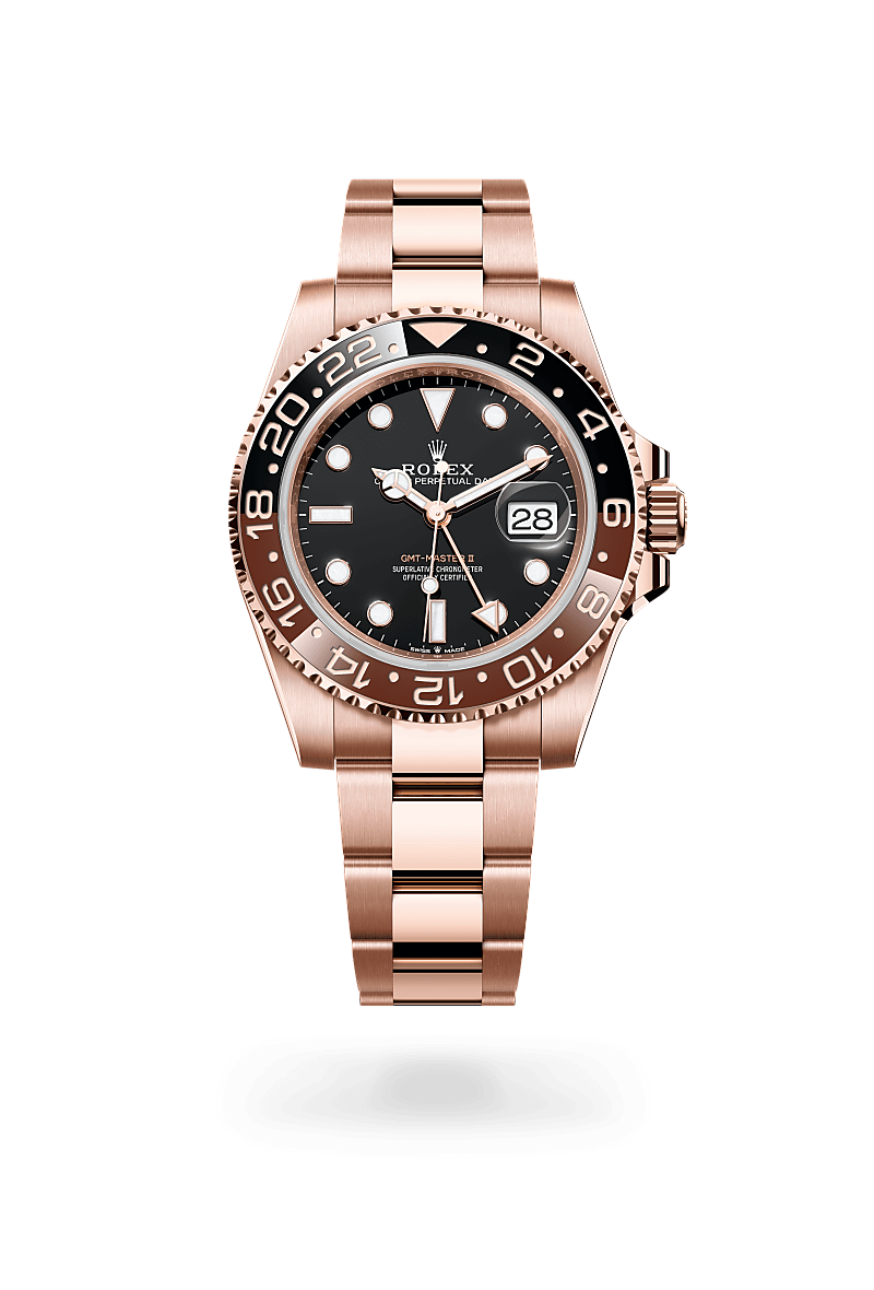 rolex GMT-Master II in 18 ct Everose gold, M126715CHNR-0001 - Maison Birks