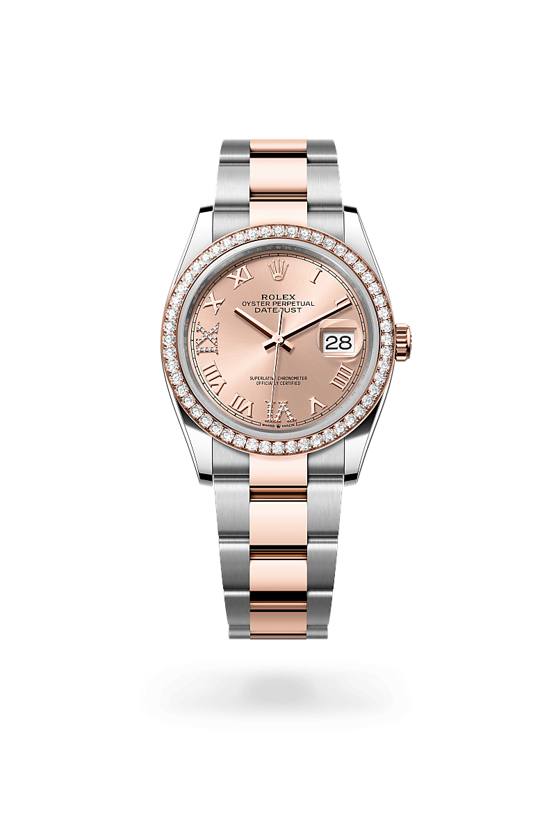 rolex Datejust in Everose Rolesor, M126281RBR-0016 - Maison Birks