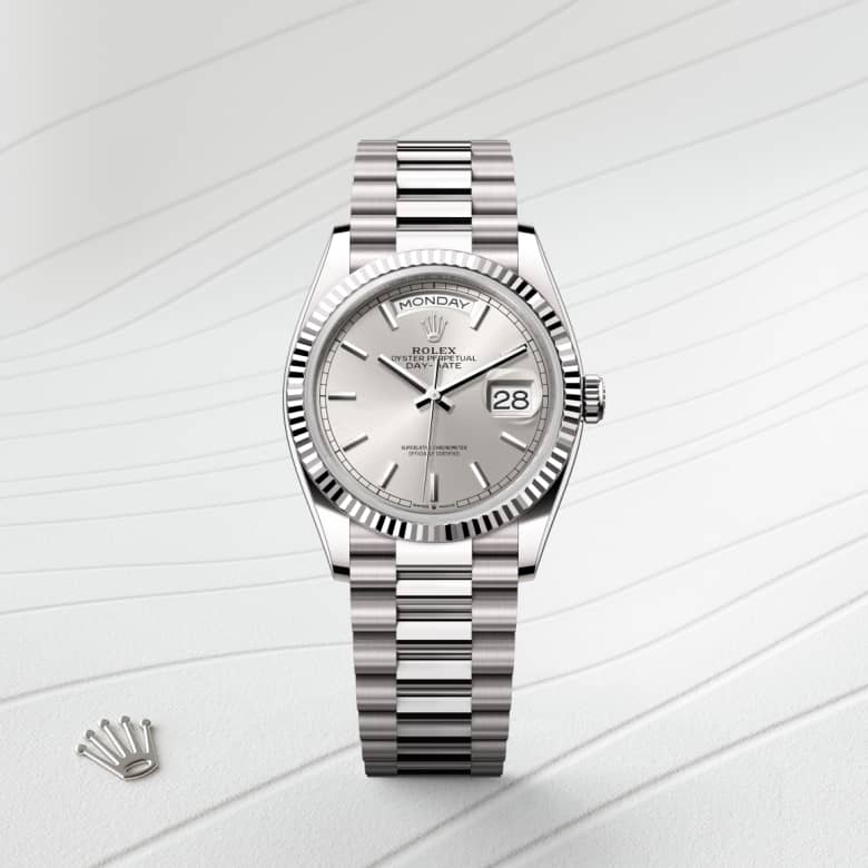 rolex Day-Date en Or blanc 18 ct, M128239-0005 - Maison Birks
