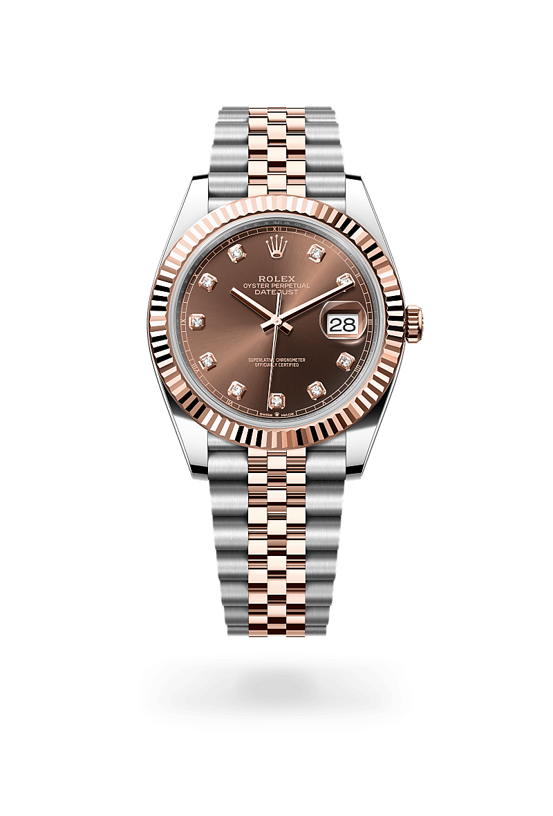 rolex Datejust en Everose Rolesor, M126331-0004 - Maison Birks