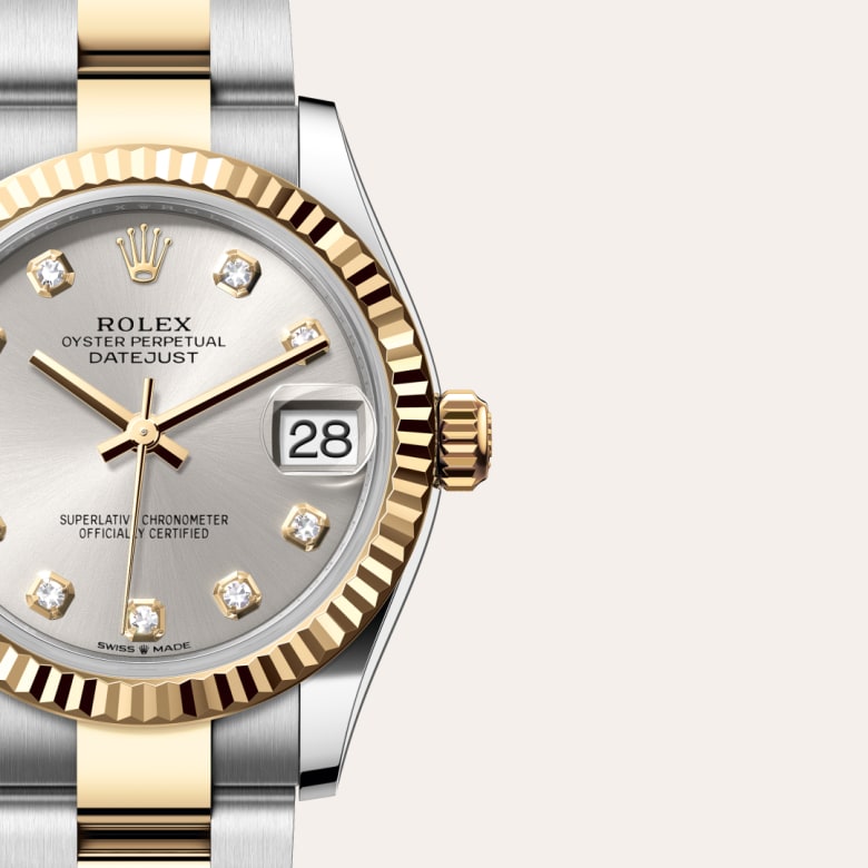 Rolex Datejust 31 in Yellow Rolesor - combination of