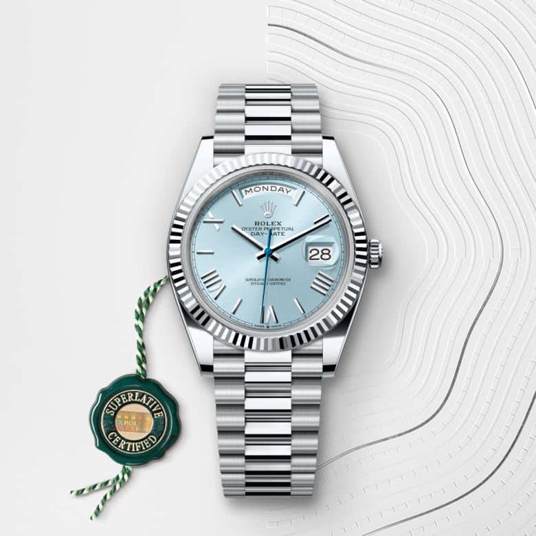 rolex Day-Date en Platine, M228236-0012 - Maison Birks