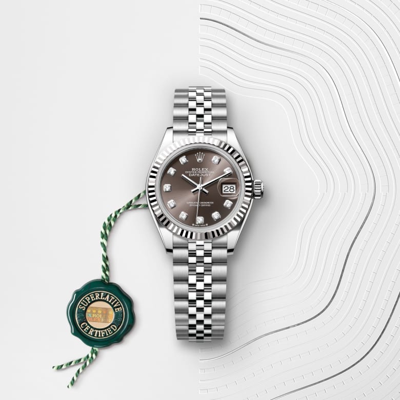 rolex Lady-Datejust en Rolesor gris, M279174-0015 - Maison Birks