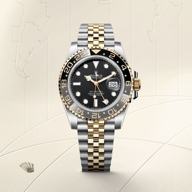 rolex GMT-Master II in Yellow Rolesor, M126713GRNR-0001 - Maison Birks