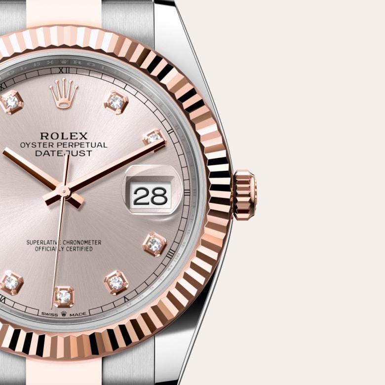 rolex Datejust en Rolesor Everose, M126331-0007 - Maison Birks