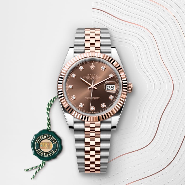 rolex Datejust en Everose Rolesor, M126331-0004 - Maison Birks