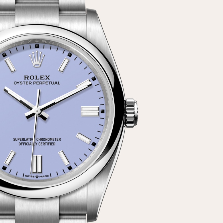 rolex Oyster Perpetual en acier Oystersteel, M126000-0013 - Maison Birks