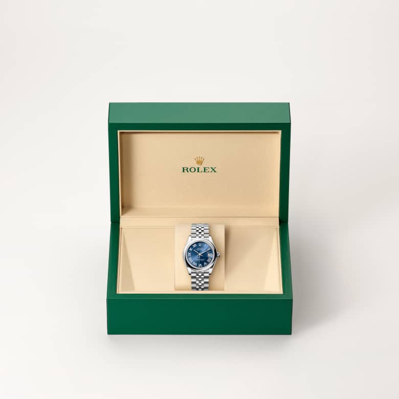 rolex Datejust in White Rolesor, M278240-0018 - Maison Birks