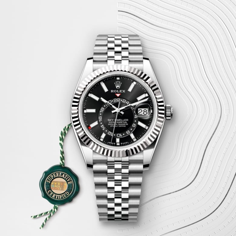 rolex Sky-Dweller en Rolesor gris, M336934-0008 - Maison Birks