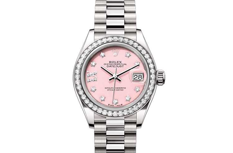 Pink rolex top women's