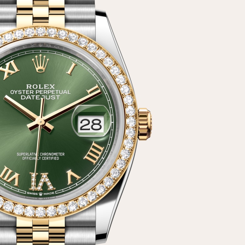 rolex Datejust 36 en Rolesor jaune, M126283RBR-0011 - Maison Birks