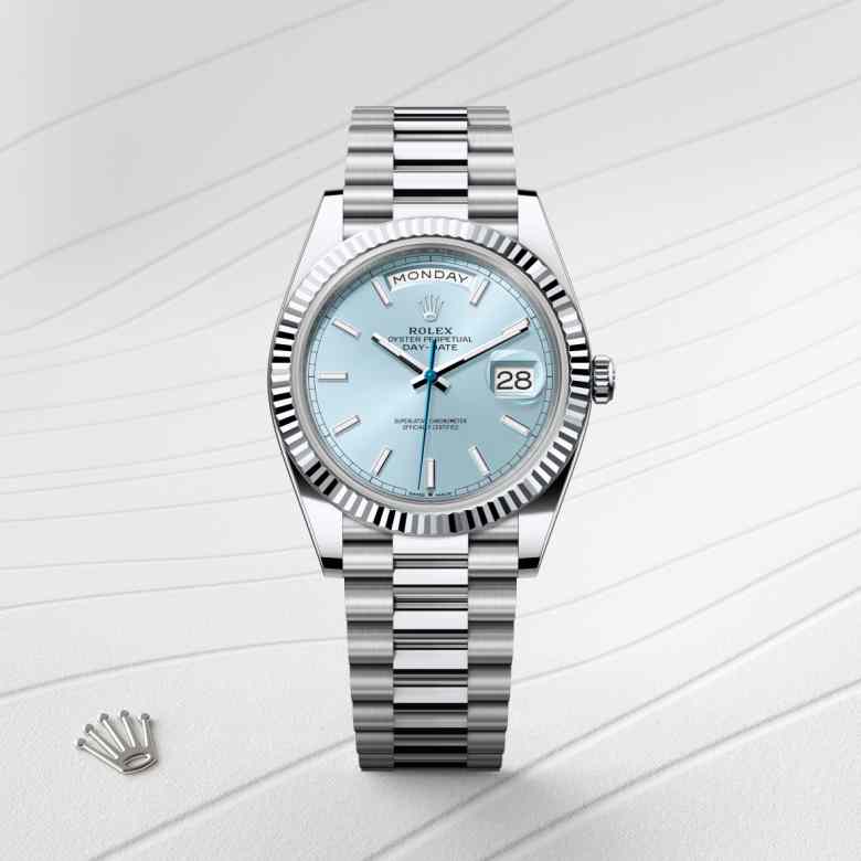 rolex Day-Date in Platinum, M128236-0018 - Maison Birks