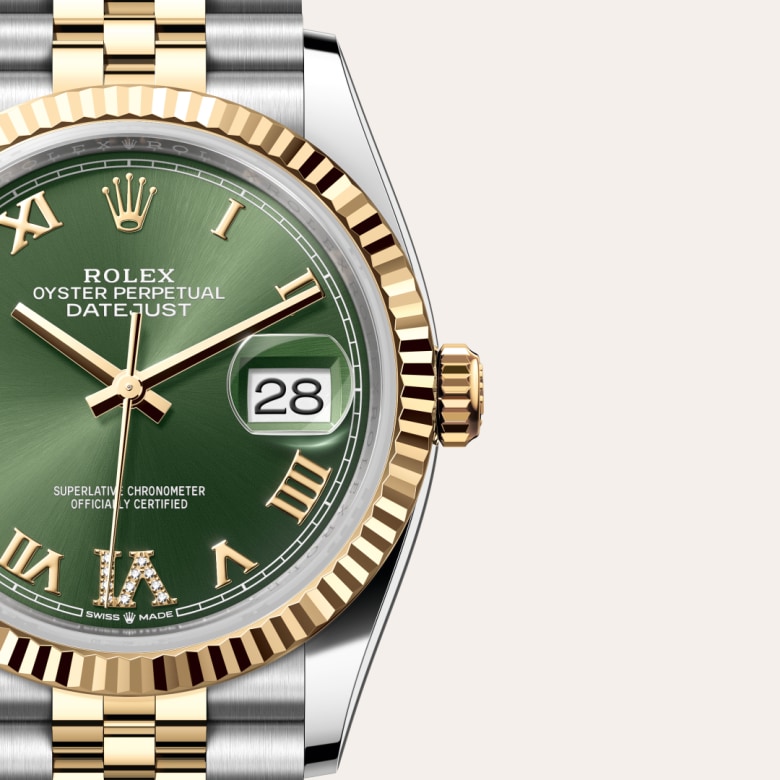 rolex Datejust en Rolesor jaune, M126233-0025 - Maison Birks