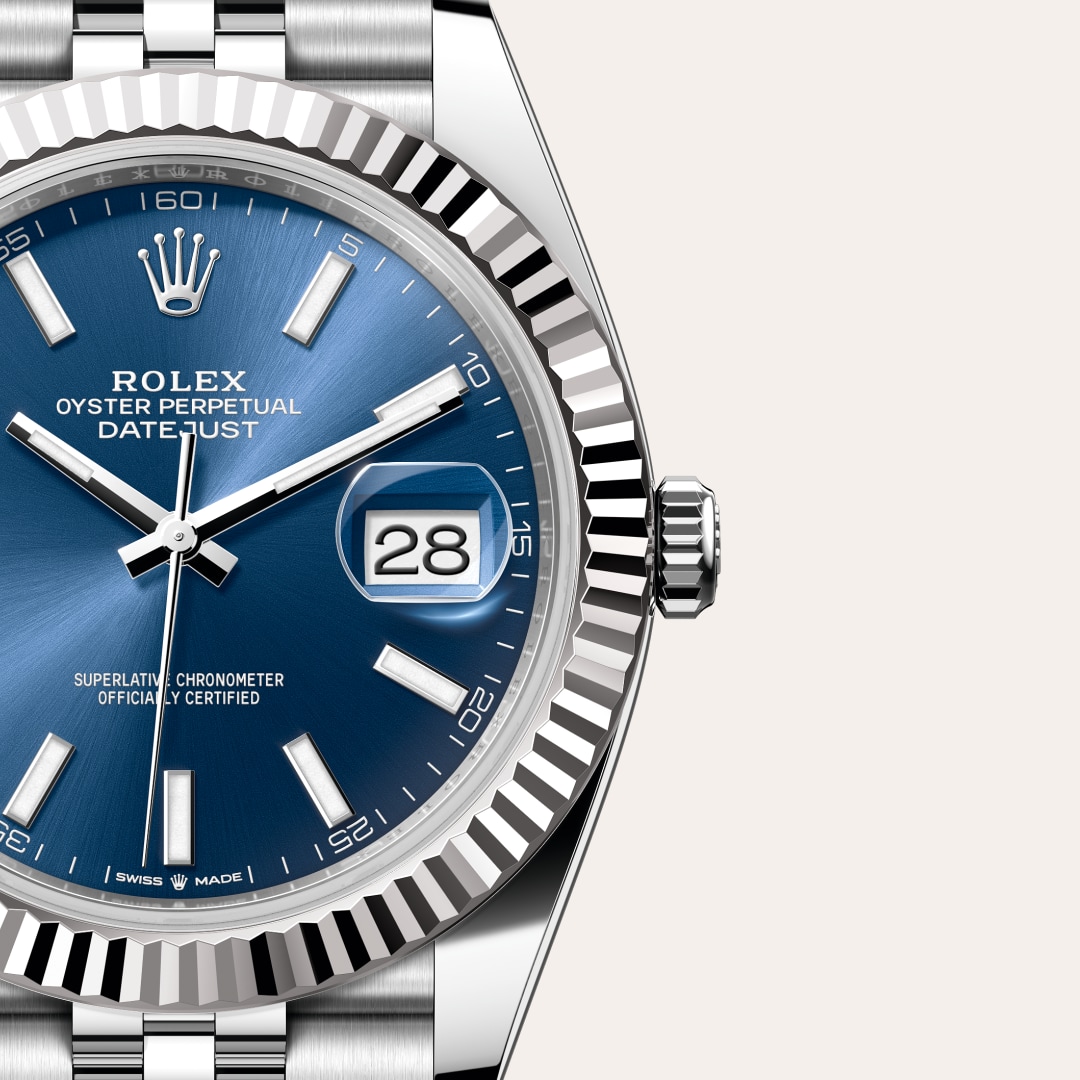 Rolex Datejust 41 in White Rolesor - combination of