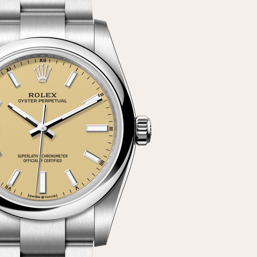 Rolex Oyster Perpetual 34 in Oystersteel, M124200-0007 | Maison Birks