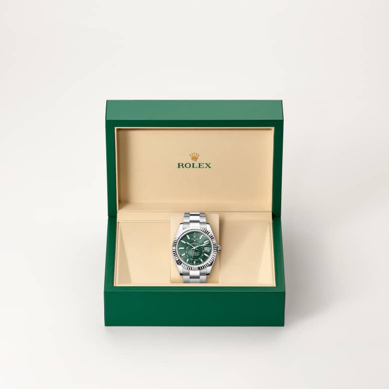 rolex Sky-Dweller in White Rolesor, M336934-0001- Maison Birks