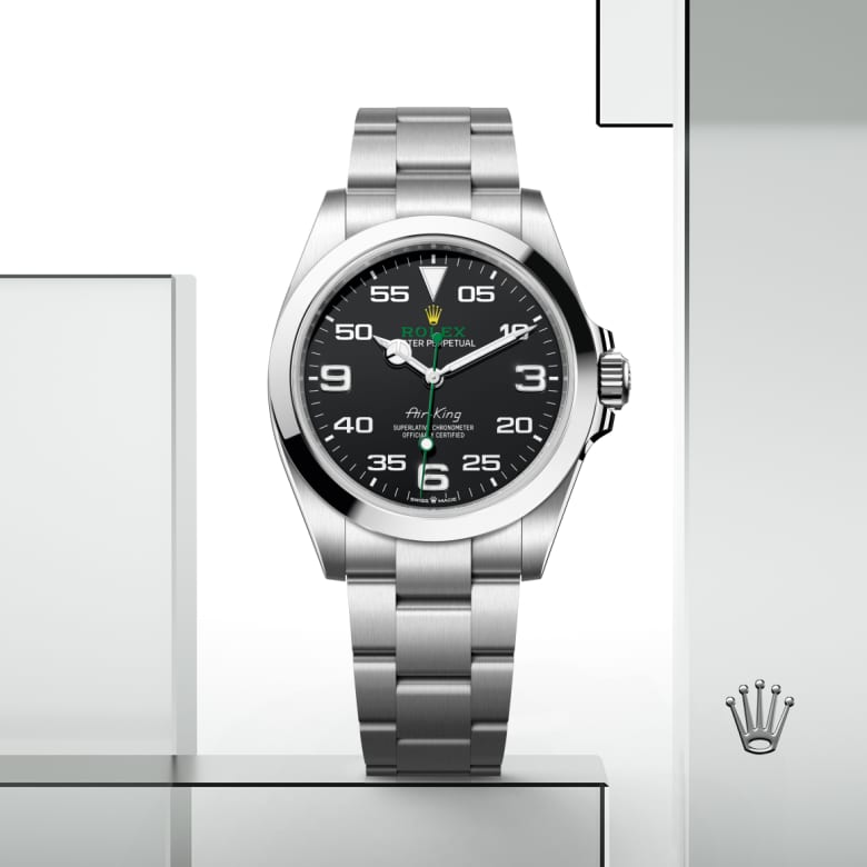 rolex Air-King in Oystersteel, M126900-0001 - Maison Birks