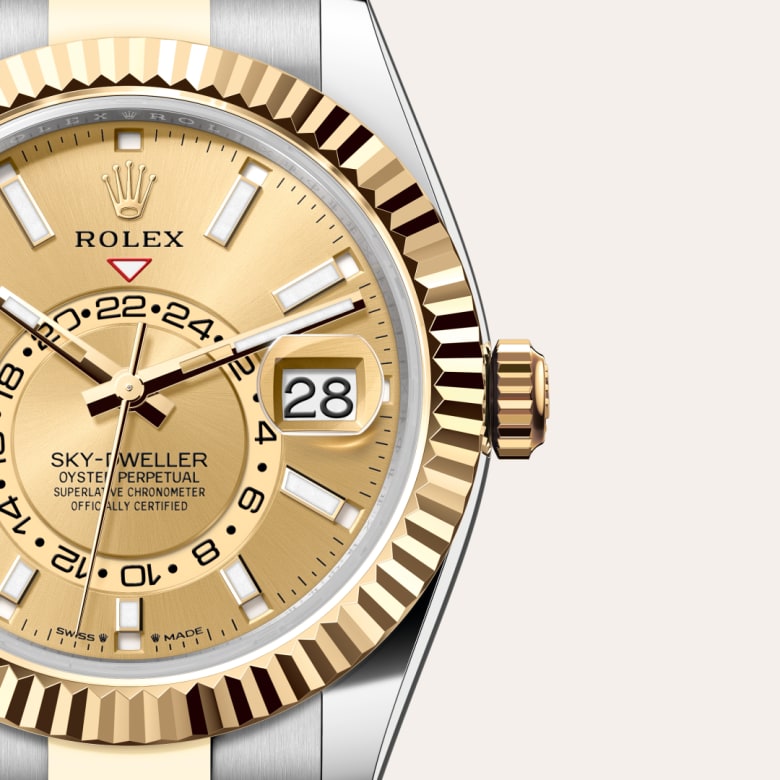 rolex Sky-Dweller in Yellow Rolesor, M336933-0001- Maison Birks