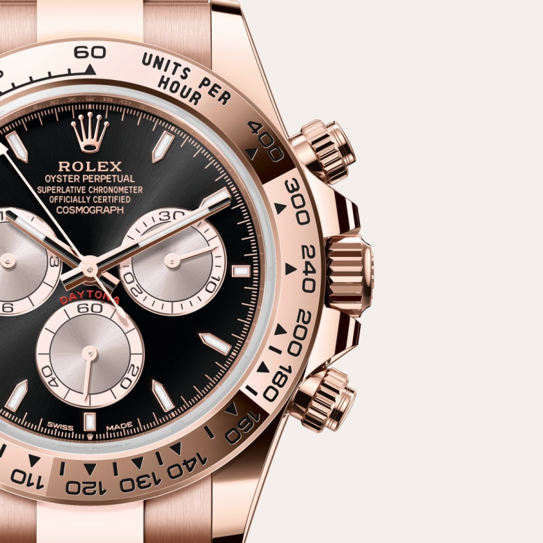 rolex Cosmograph Daytona in 18 ct Everose gold, M126505-0001 - Maison Birks