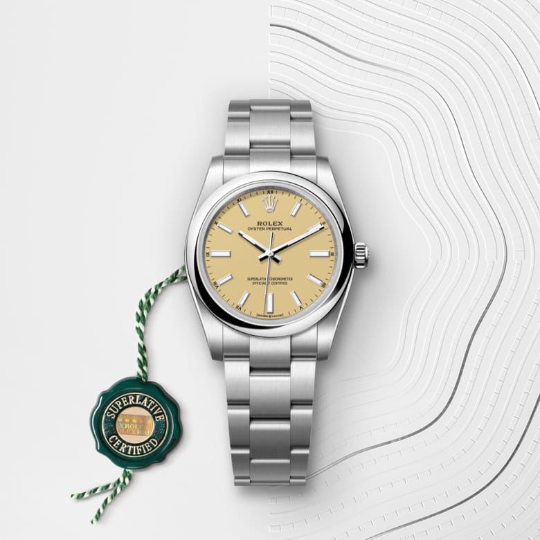 rolex Oyster Perpetual en acier Oystersteel, M124200-0007 - Maison Birks