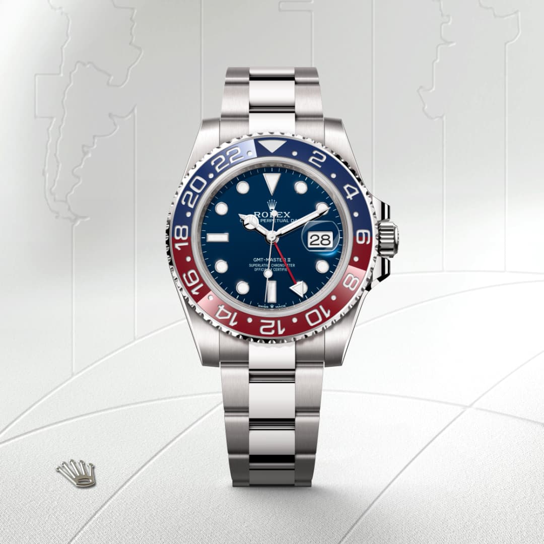 Rolex GMT-Master II 18 ct white gold, M126719BLRO-0003