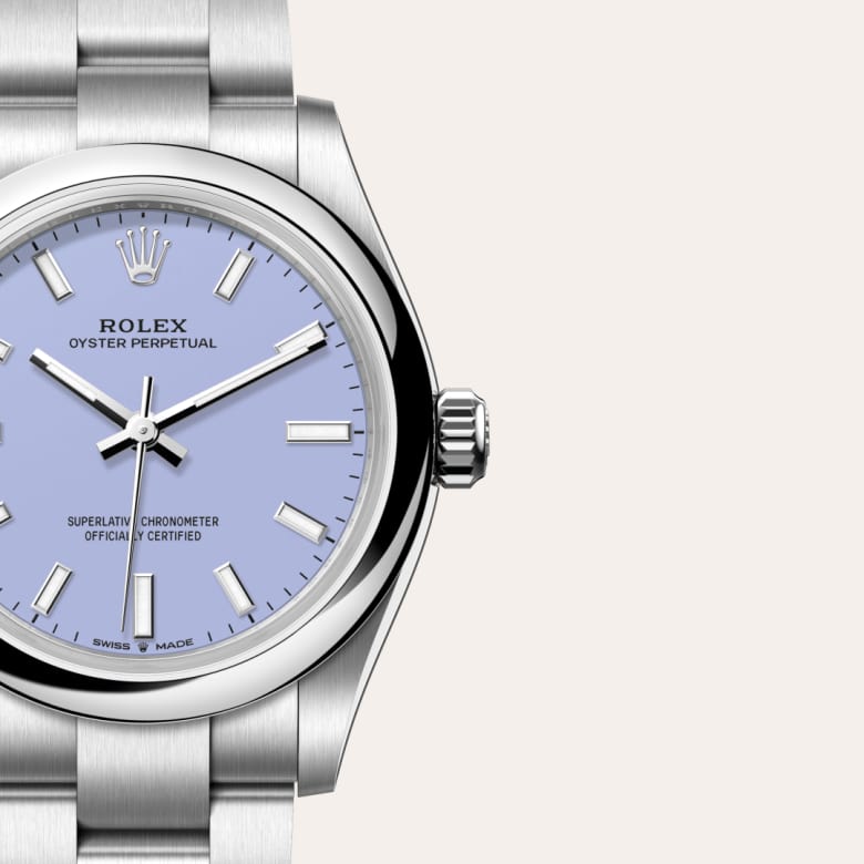 rolex Oyster Perpetual in Oystersteel, M277200-0014 - Maison Birks