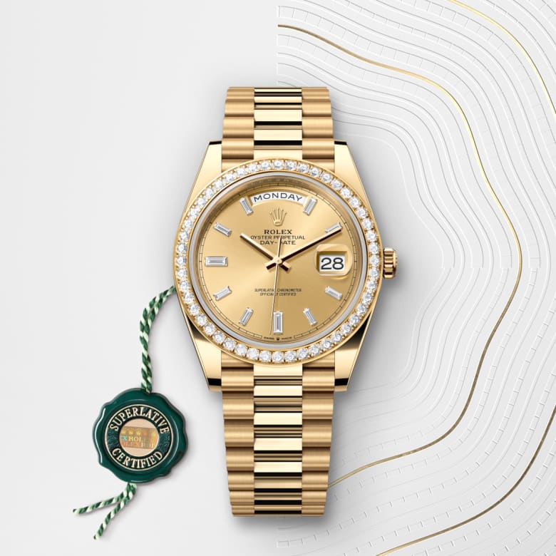 rolex Day-Date en Or jaune 18 ct, M228348RBR-0002 - Maison Birks
