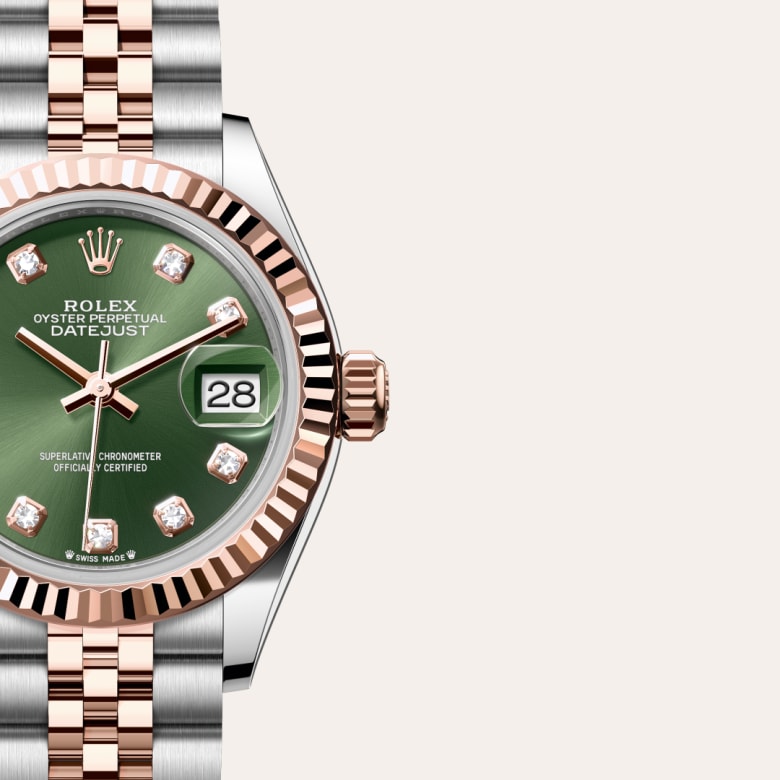 rolex Datejust en Rolesor Everose, M279171-0007 - Maison Birks