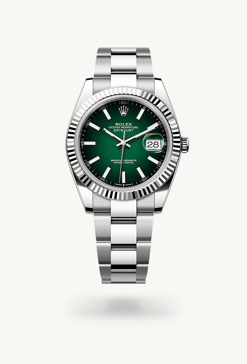 rolex Datejust in White Rolesor, M126334-0033 - Maison Birks