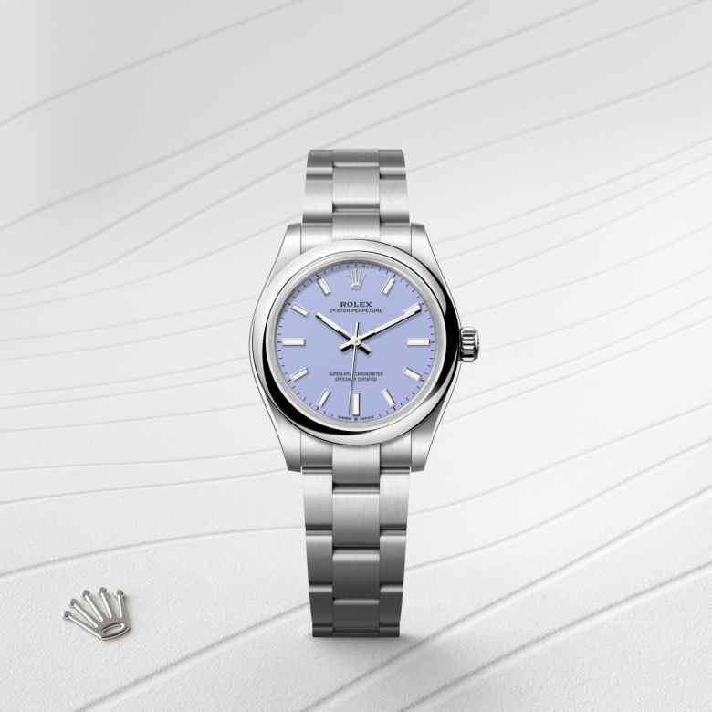rolex Oyster Perpetual in Oystersteel, M277200-0014 - Maison Birks