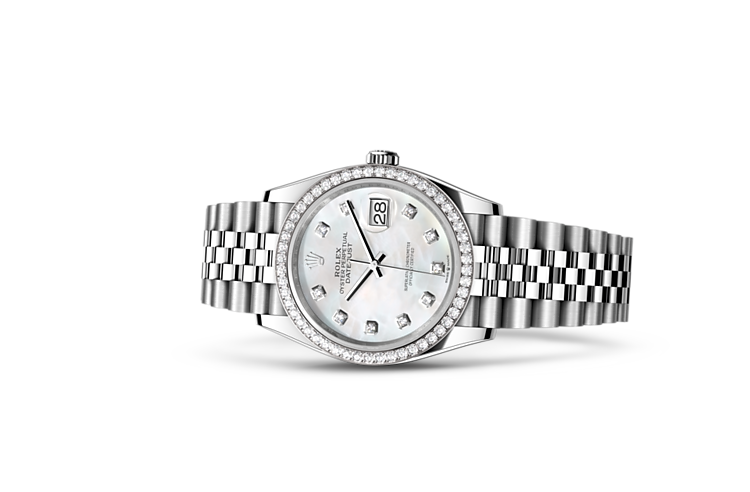 Diamond outlet datejust rolex