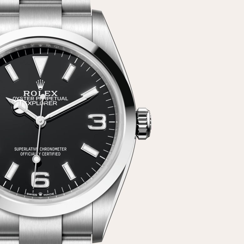rolex Explorer en acier Oystersteel, M124270-0001 - Maison Birks