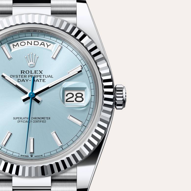 rolex Day-Date in Platinum, M128236-0018 - Maison Birks