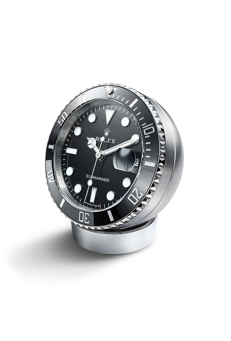 Rolex Pendulette de table Submariner Date en Acier inoxydable, c909010ln-0001 chez Maison Birks