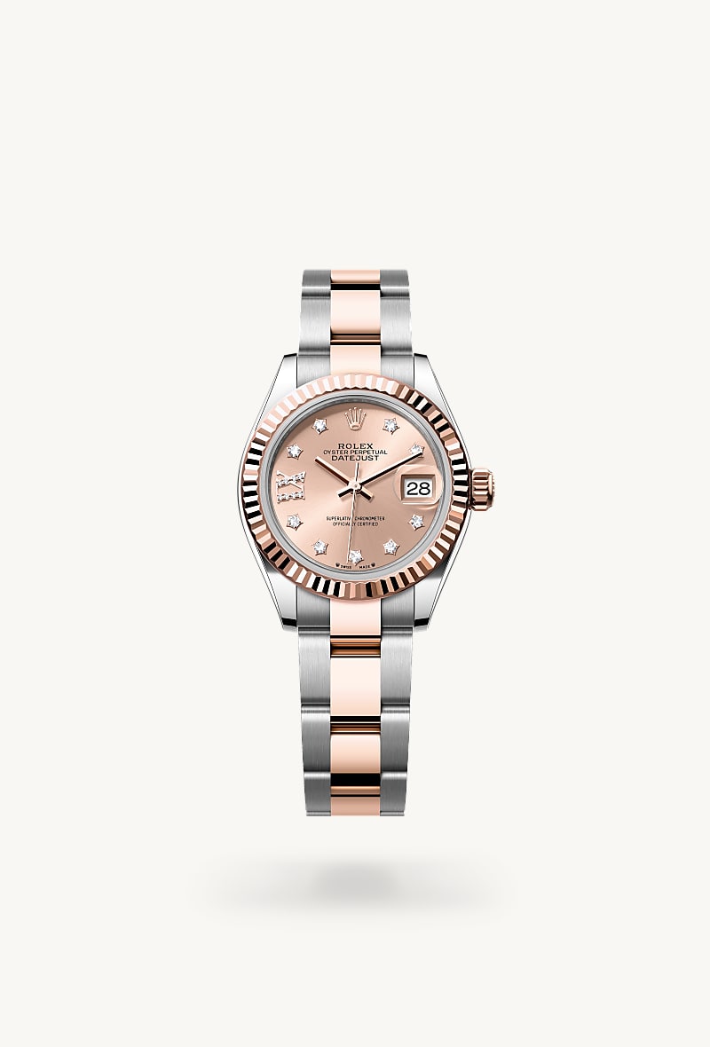 rolex Lady-Datejust in 18 ct Everose gold, M279171-0028 - Maison Birks