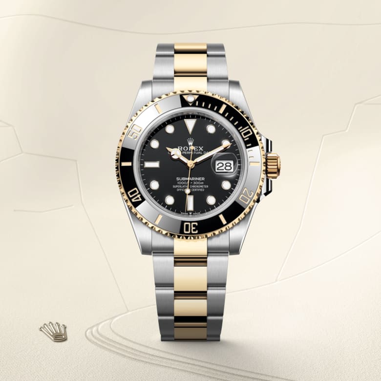 Rolex Submariner en Rolesor jaune, M126613LN-0002 - Maison Birks
