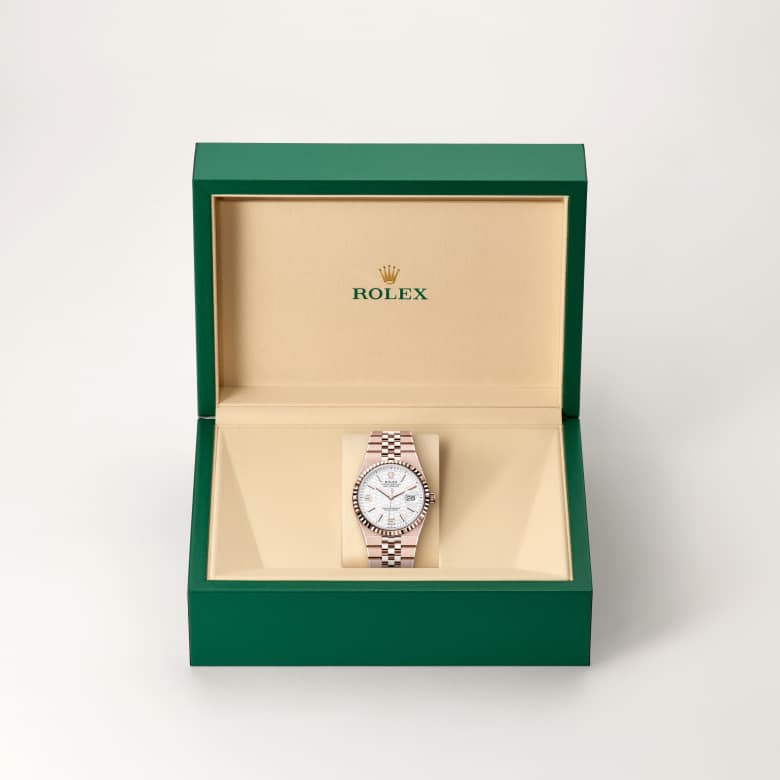 rolex Land-Dweller en Or Everose 18 ct, M127235-0001 - Maison Birks